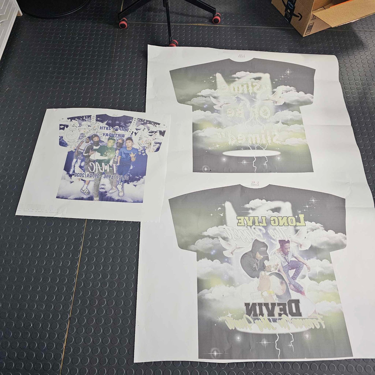 43" Sublimation Gang Sheet (Sticky Paper-SOFT BLANKS ONLY)