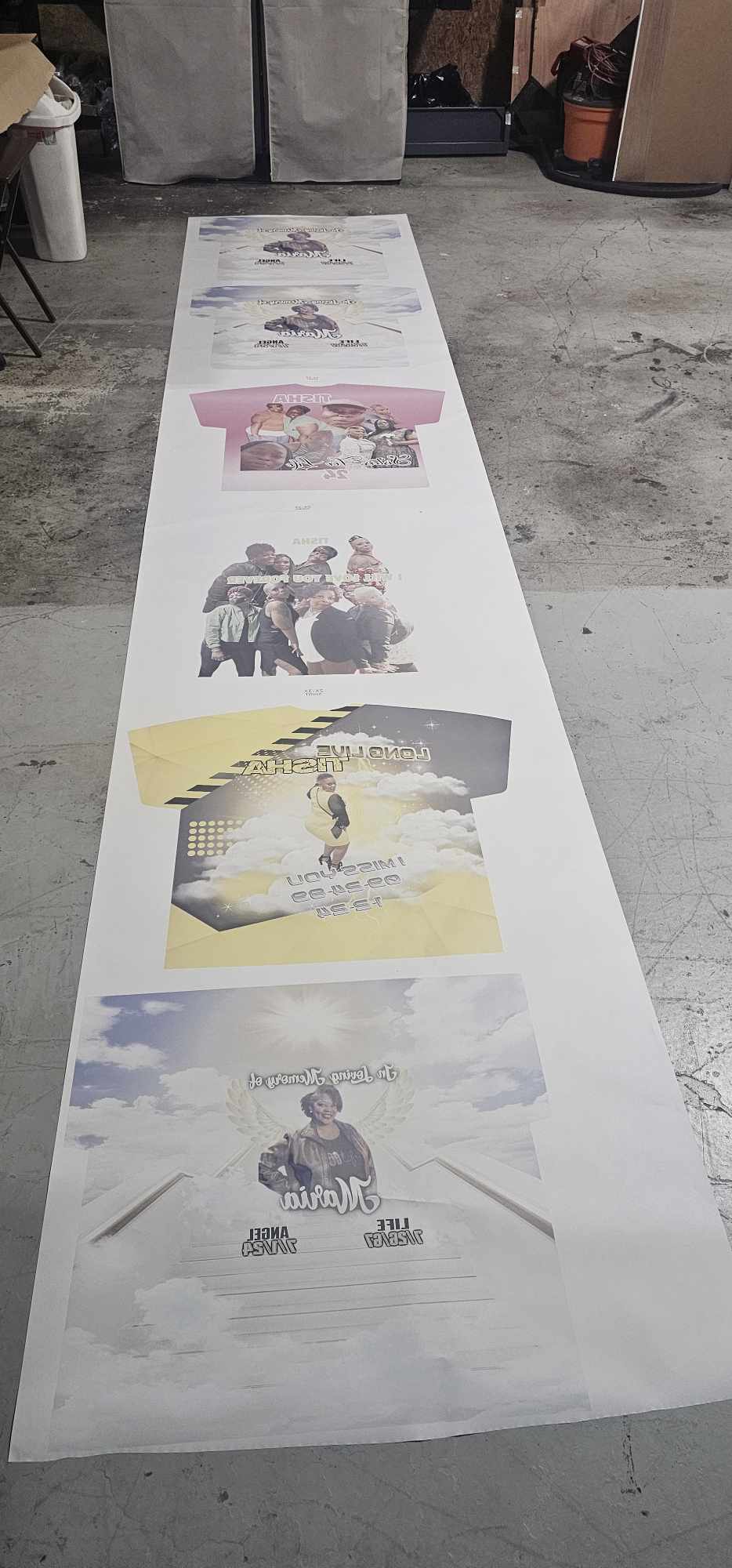 43" Sublimation Gang Sheet (Sticky Paper-SOFT BLANKS ONLY)