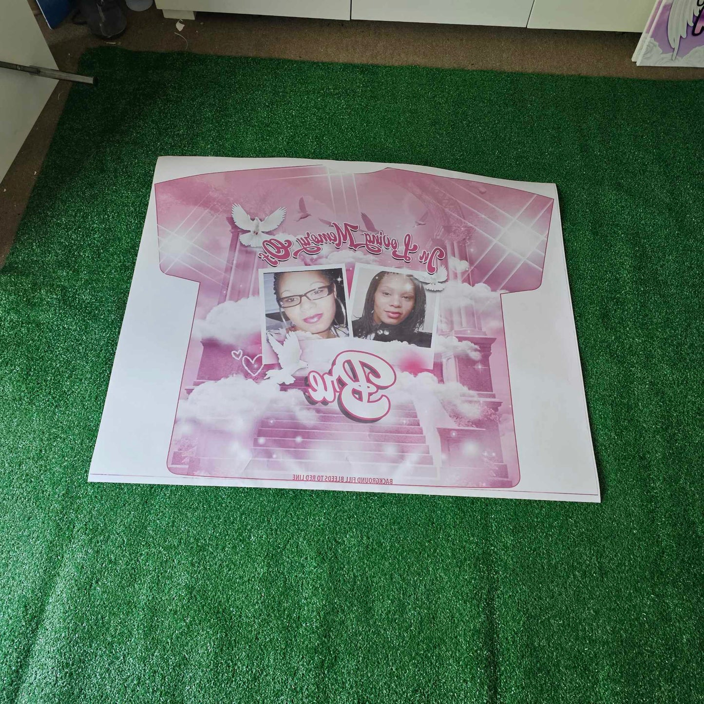 43" Sublimation Gang Sheet (Sticky Paper-SOFT BLANKS ONLY)