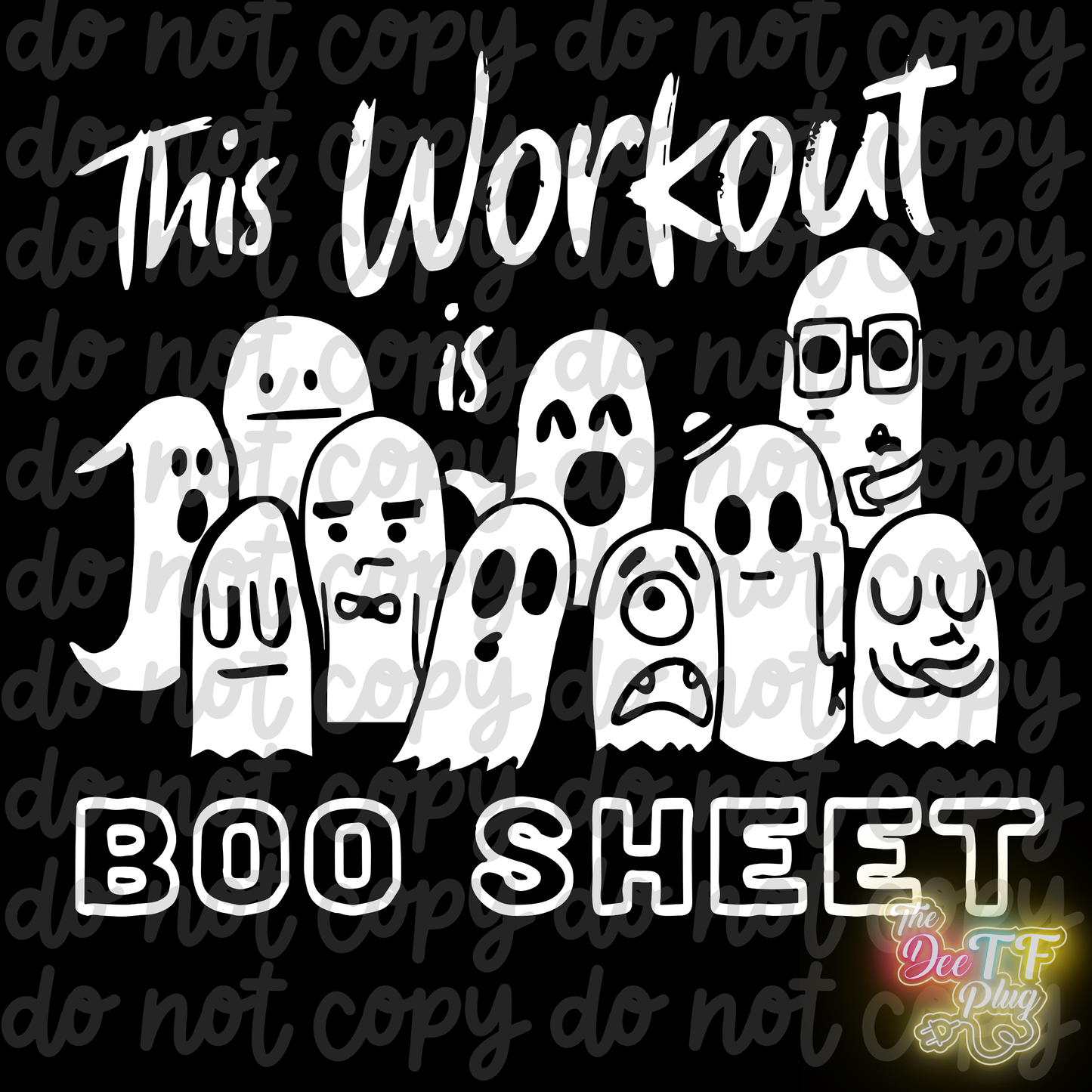 This workout is BooSheet DTF Transfer